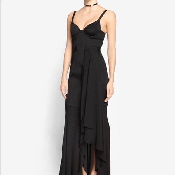 Theory black Layla Dress gown - Picture 1 of 6